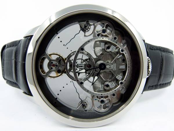 Arnold Son limited TIME PYRAMID in Steel