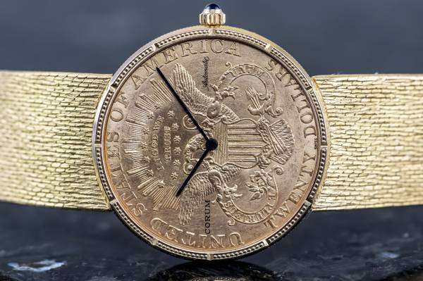 Vintage COIN WATCH | Double Eagle 20 US $ | Automatic | Full Set