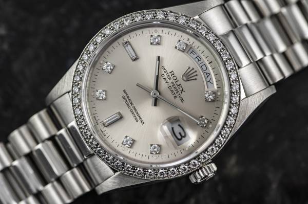 Rolex 18046 Day-Date Chronometer Platin perfekter Zustand 1988