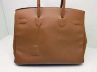 Limited Edition HERMES Shadow Birkin Bag 35 Alezan Image 3