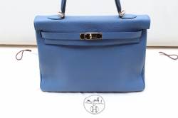 KELLY Bag 35 | blue Agate | Gold Hardware | Leder | Juli 2017 Image 3