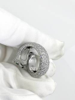 Panthère de Cartier Ring | Whitegold | app. 7 ct Pavè | Diamond Emerald Onyx photo 3