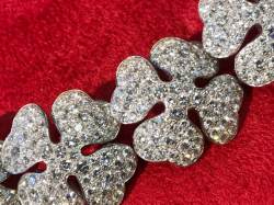 limited CARTIER Necklace | Four Leaf Clover | Whitegold | 1681 Diamonds Pavé photo 9