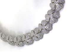 limited CARTIER Necklace | Four Leaf Clover | Whitegold | 1681 Diamonds Pavé photo 2