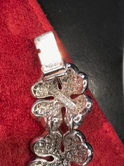 limited CARTIER Necklace | Four Leaf Clover | Whitegold | 1681 Diamonds Pavé photo 6
