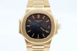 early NAUTILUS 3800 | Yellowgold | Jeans blue Dial | 1983 | Patek Service photo 6
