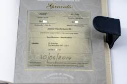 limited CABARET Soirée | in 18k Whitegold | Ref. 827.049 | Box and Certificate photo 11