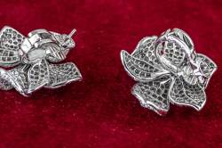 CARESSE D'ORCHIDÉES par Cartier Ear Pendants | Platinum | Diamond Pavé photo 16