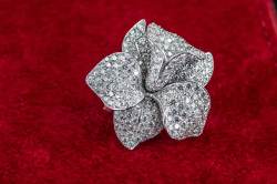 CARESSE D'ORCHIDÉES par Cartier Ear Pendants | Platinum | Diamond Pavé photo 7