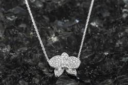 CARESSE D'ORCHIDÉES par Cartier Necklace | Whitegold | Diamond Pavé photo 2