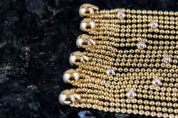 Draperie de Bracelet par Cartier | Yellowgold | Diamonds photo 3