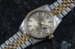 DATE JUST Chronometer | 16233 | Tapestry Dial | Rolex Service December 2020 photo 9