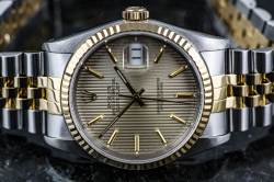 DATE JUST Chronometer | 16233 | Tapestry Dial | Rolex Service December 2020 photo 2