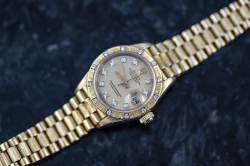 Lady DATE JUST President | Ref. 69288 | Diamond Dial and Bezel | Bark photo 10