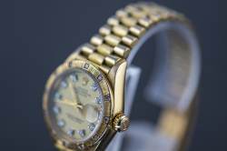 Lady DATE JUST President | Ref. 69288 | Diamond Dial and Bezel | Bark photo 15