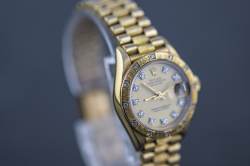 Lady DATE JUST President | Ref. 69288 | Diamond Dial and Bezel | Bark photo 6