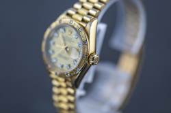 Lady DATE JUST President | Ref. 69288 | Diamond Dial and Bezel | Bark photo 7