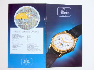pre owned PATEK PHILIPPE Specifications & Description for the Reference 3940