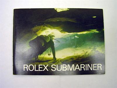 pre owned Rolex SUBMARINER Booklet "transition References" 5513, 16800, 16660, 16808