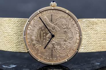 pre owned Vintage CORUM COIN WATCH Double Eagle US $ 20